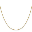 10K Yellow Gold 1.05 mm Box Chain Necklace, Polished