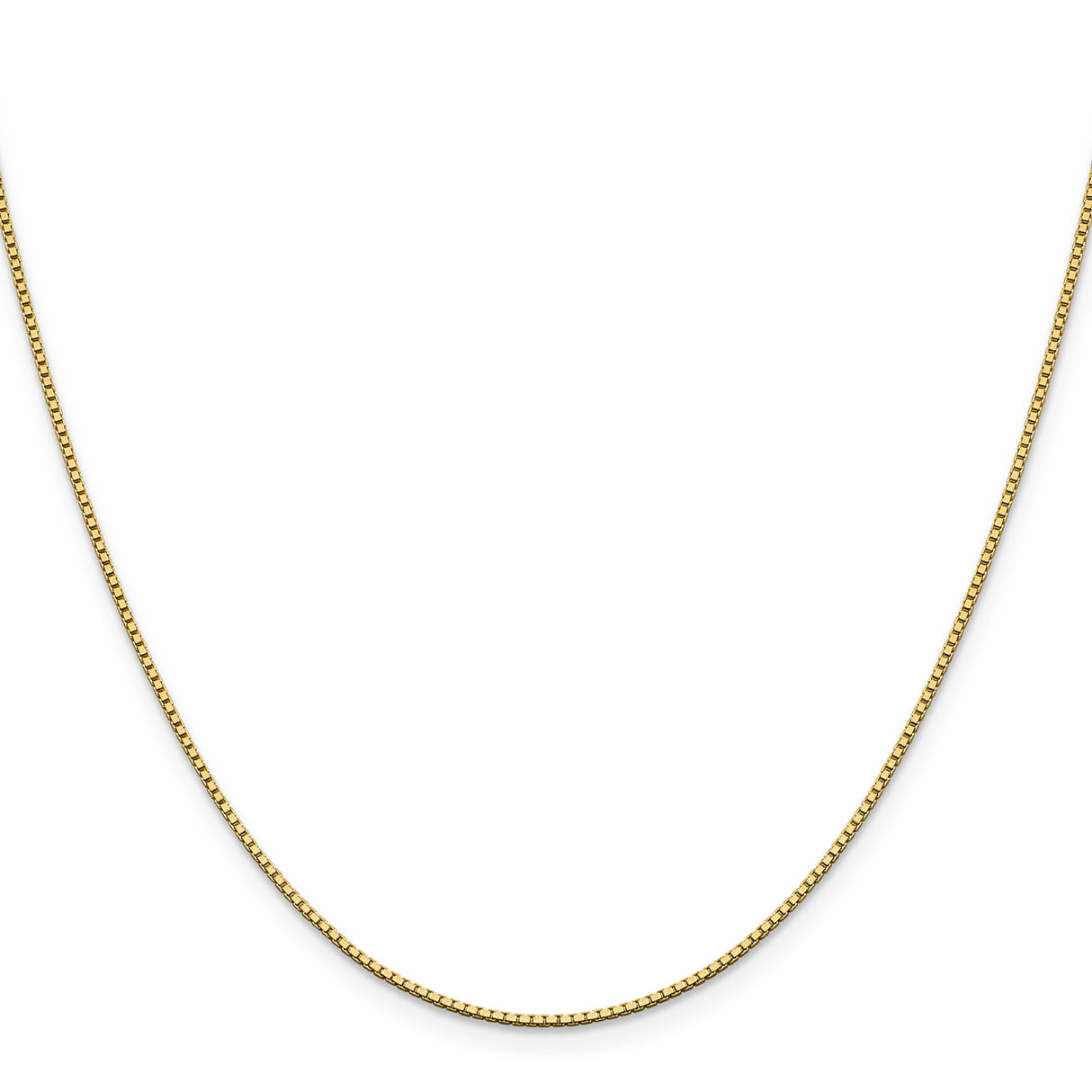 10K Yellow Gold 1.05 mm Box Chain Necklace, Polished