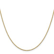 10K Yellow Gold 1.1 mm Box Chain Necklace, Polished