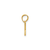 10k Yellow Gold Butterfly Pendant with Cutout Wings, Nature-Inspired Charm for Women