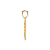 10k Yellow Gold Dolphin Pendant with Three Jumping Dolphins, Nautical Marine Life Theme