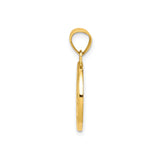 10k Yellow Gold Nativity Pendant with Mary, Joseph, Baby Jesus and Dove Symbol
