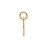 10k Yellow Gold Friend Charm Pendant with Script Lettering, Symbolic Friendship Jewelry for Women