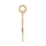 10k Yellow Gold Ankh Cross Pendant, Spiritual Egyptian Symbol for Men and Women