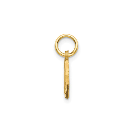 10k Yellow Gold Praying Hands Pendant, Christian Faith Jewelry for Women or Unisex Wear