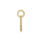 10k Yellow Gold Pendant, Number One Boss Lettering, Leadership and Confidence Symbol