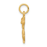 TOM CAT Charm Pendant in Real 10k Yellow Gold