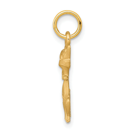 TOM CAT Charm Pendant in Real 10k Yellow Gold