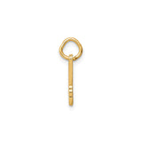 10k Yellow Gold Butterfly Pendant with Cutout Design, Nature-Inspired Symbol of Transformation for Women