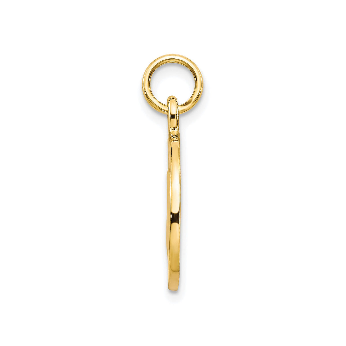 10k Yellow Gold St. Jude Thaddeus Pendant with Pray for Us Inscription, Catholic Medal