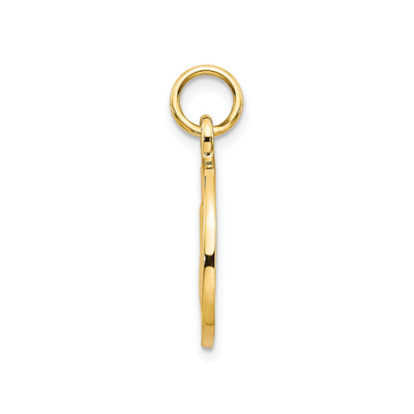 10k Yellow Gold St. Jude Thaddeus Pendant with Pray for Us Inscription, Catholic Medal