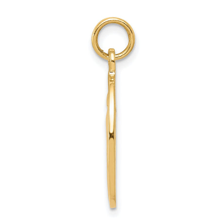 MIRACULOUS MEDAL Charm Pendant in Real 10k Yellow Gold