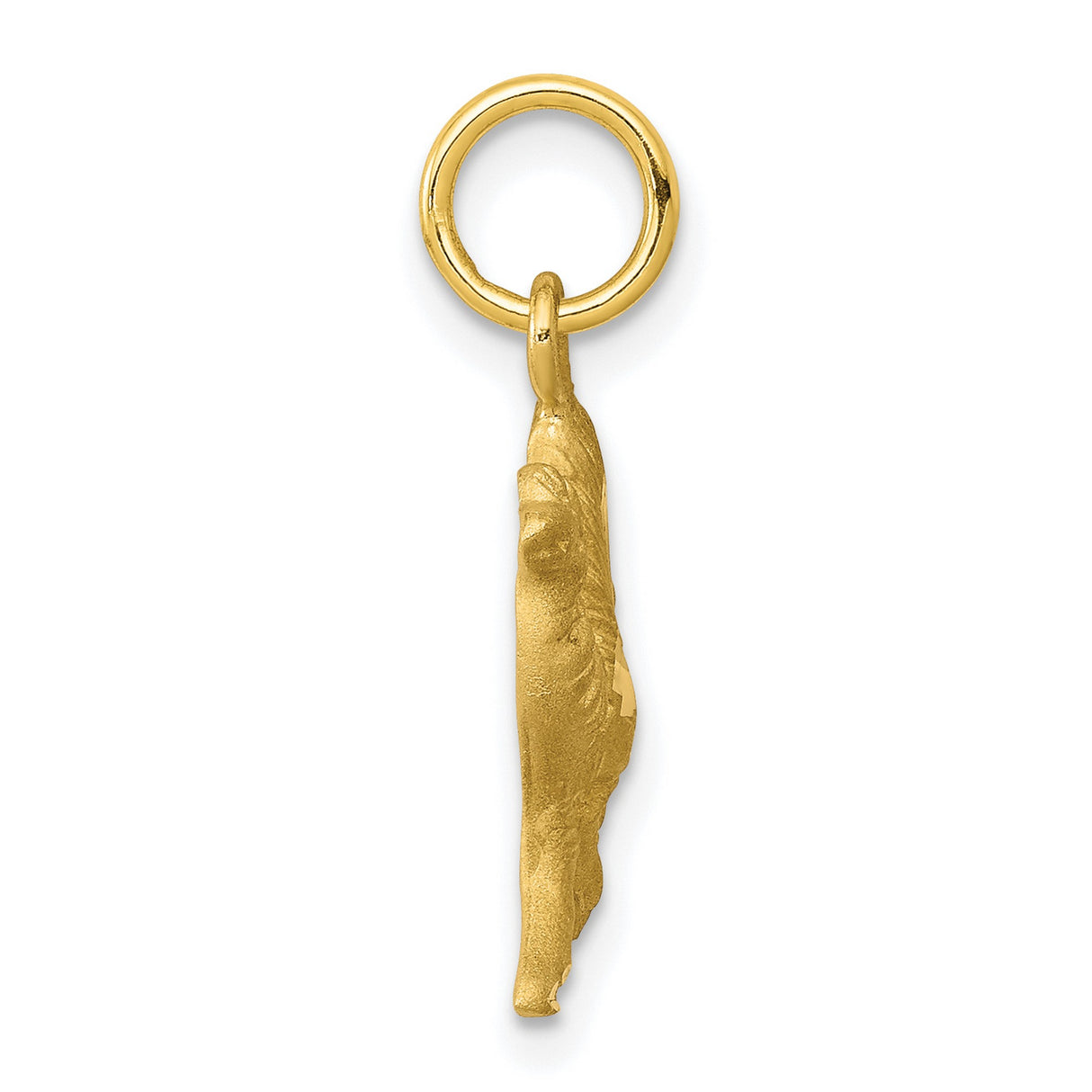 CAMEL Charm Pendant in Real 10k Yellow Gold