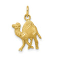 CAMEL Charm Pendant in Real 10k Yellow Gold