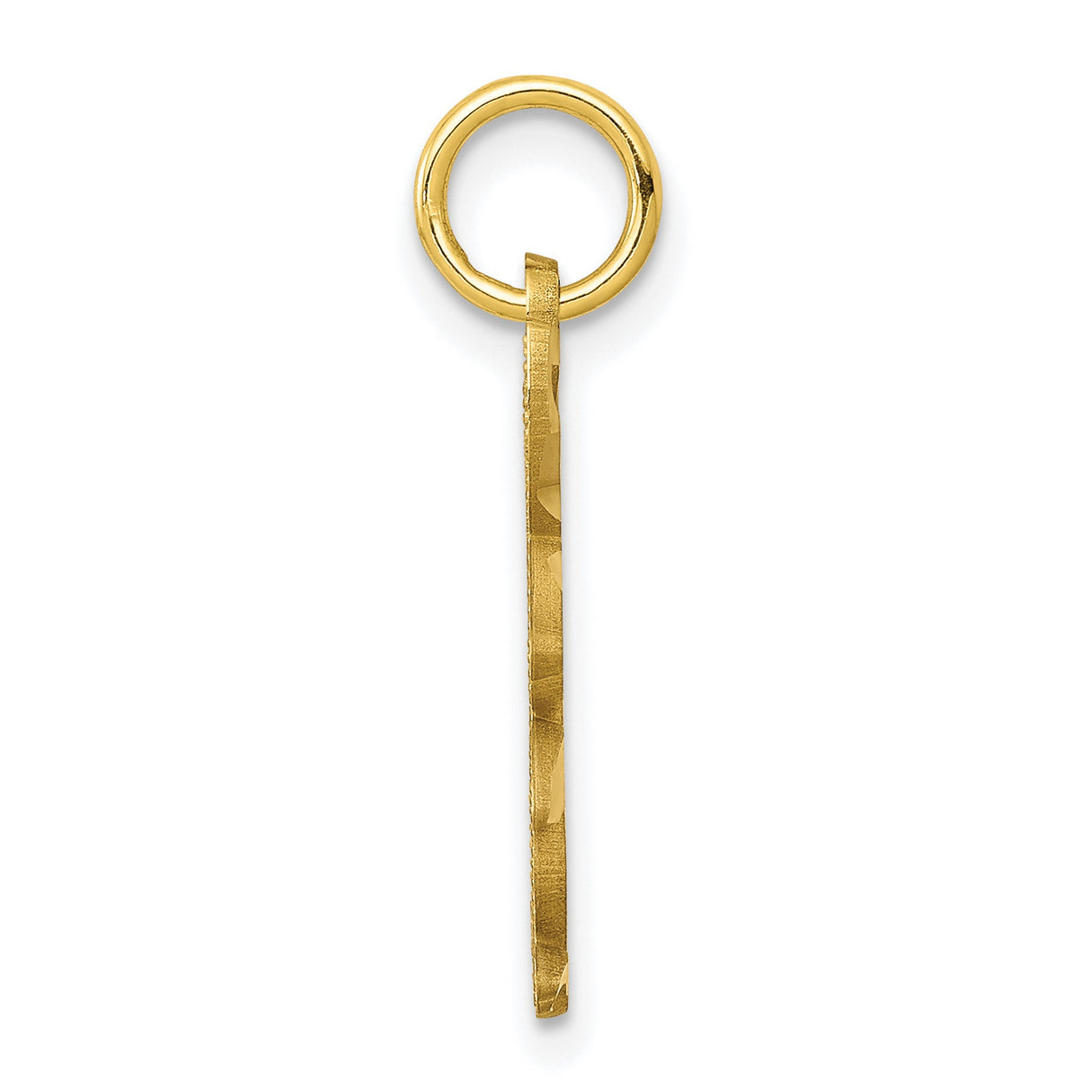 BABY BUNNY Charm Pendant in Real 10k Yellow Gold