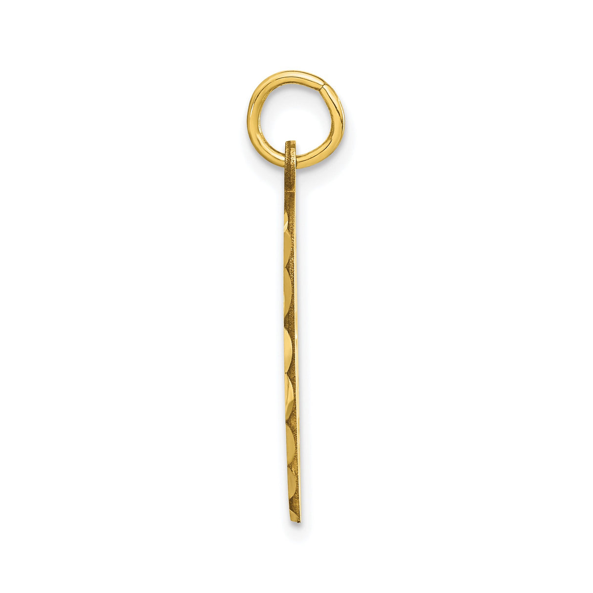 10k Yellow Gold Hockey Mask Pendant with Cutout Design, Goalie Charm for Men