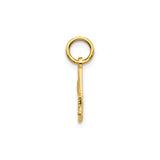 10k Yellow Gold Mom Pendant, Bold #1 Design, Motherhood Charm for Necklace or Bracelet