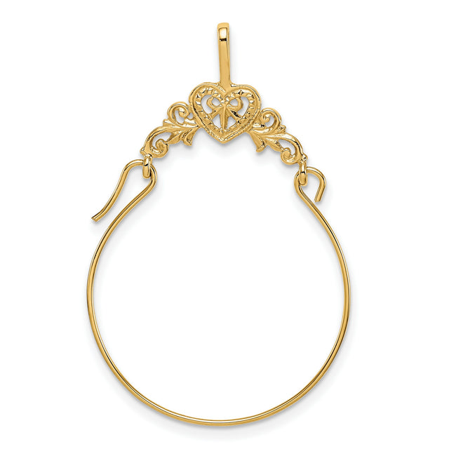 10k Yellow Gold Hoop Earrings, Claddagh with Heart, Crown and Hands, Irish Celtic Design for Women