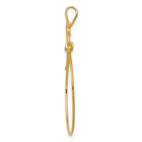 10k Yellow Gold Hoop Earrings with Butterfly and Flower Motif, Nature-Inspired Design for Women