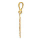 10k Yellow Gold Sunburst Pendant with Openwork Rays, Abstract Flame Medallion, Boho Spiritual Charm