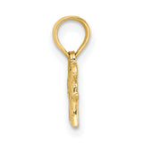 10k Yellow Gold Pendant with Soccer Ball Design, Soccer Mom Sports Charm