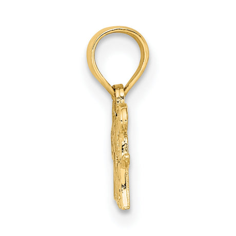 10k Yellow Gold Pendant with Soccer Ball Design, Soccer Mom Sports Charm