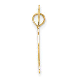10k Yellow Gold Horse Head Pendant with Horseshoe and Riding Crop, Equestrian Charm