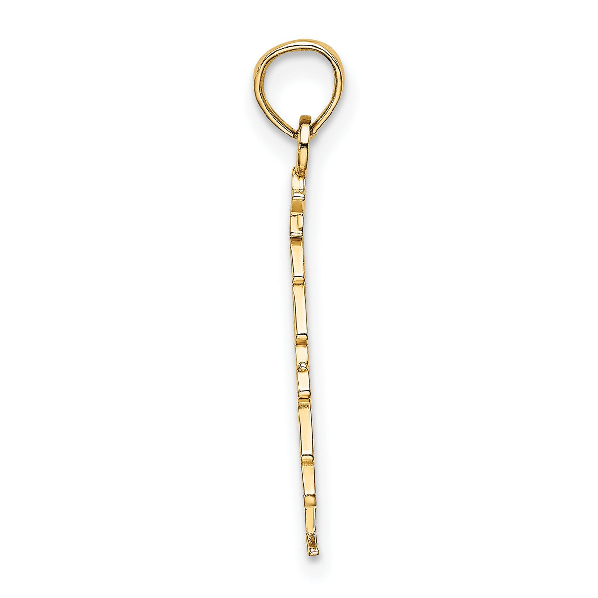 10k Yellow Gold Christmas Tree Pendant with Green and Red Enamel, Star Detail, Holiday Theme