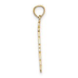 10k Yellow Gold Christmas Tree Pendant with Green and Red Enamel, Star Detail, Holiday Theme