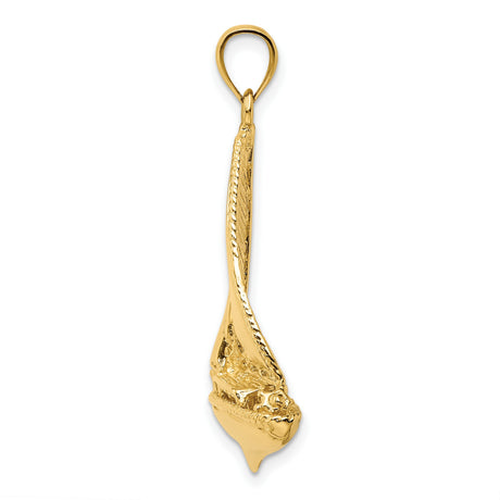 10k Yellow Gold Sailboat Pendant, Nautical Charm with Detailed Sailing Boat Design