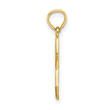 10k Yellow Gold Star of David Pendant with Swirl Detailing, Jewish Faith Symbol for Men and Women