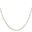 10K Yellow Gold 0.7 mm Box Chain Necklace, Polished