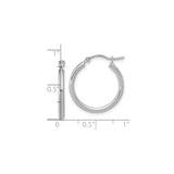 10k White Gold Hoop Earrings for Women with Polished Finish, Snapback Closure, Minimalist Design, Classic Everyday Style, Versatile Fashion Jewelry, Elegant Gold Hoops, Fine Modern Accessories