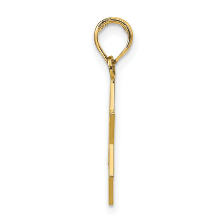 10k Yellow Gold Star of David Pendant, Openwork Design Jewish Symbol for Women or Unisex Wear