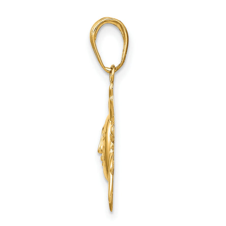 10k Yellow Gold Sun Face Pendant, Stylized Cosmic Design, Celestial Talisman for Women or Unisex Wear