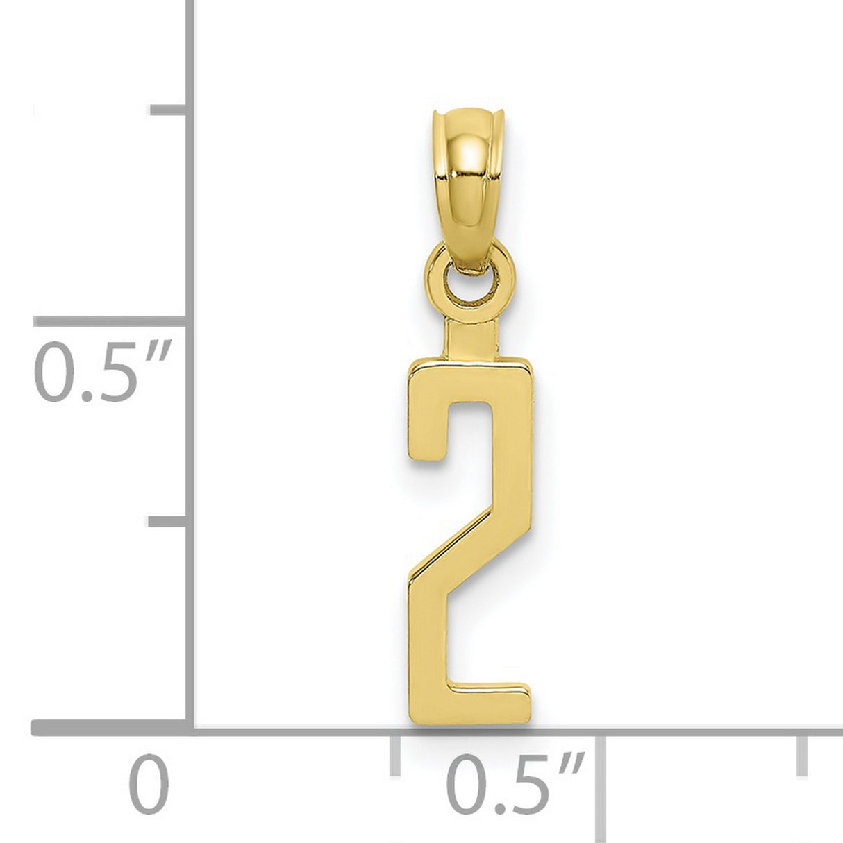 10k Yellow Gold Hebrew Vav Pendant, Jewish Symbol Charm with Kabbalah Design