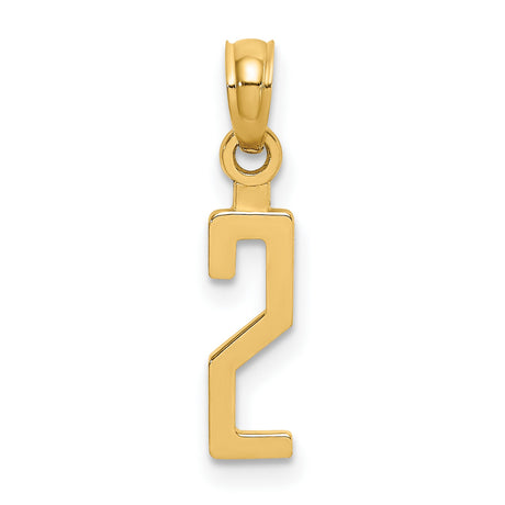 10k Yellow Gold Hebrew Vav Pendant, Jewish Symbol Charm with Kabbalah Design