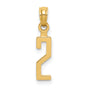 10k Yellow Gold Hebrew Vav Pendant, Jewish Symbol Charm with Kabbalah Design