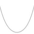 10K White Gold 1.5 mm Cable Chain Necklace