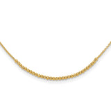 10K Yellow Gold 2 mm Polished Chain Necklace alternate angle