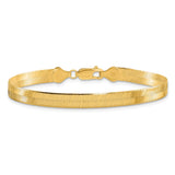 10K Yellow Gold 5.5 mm Herringbone Chain Bracelet, Polished