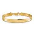 10K Yellow Gold 6.5 mm Herringbone Chain Bracelet, Polished