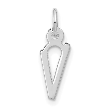 10k White Gold Ankh Pendant, Minimalist Egyptian Symbol of Life, Spiritual Charm for Women or Unisex Wear