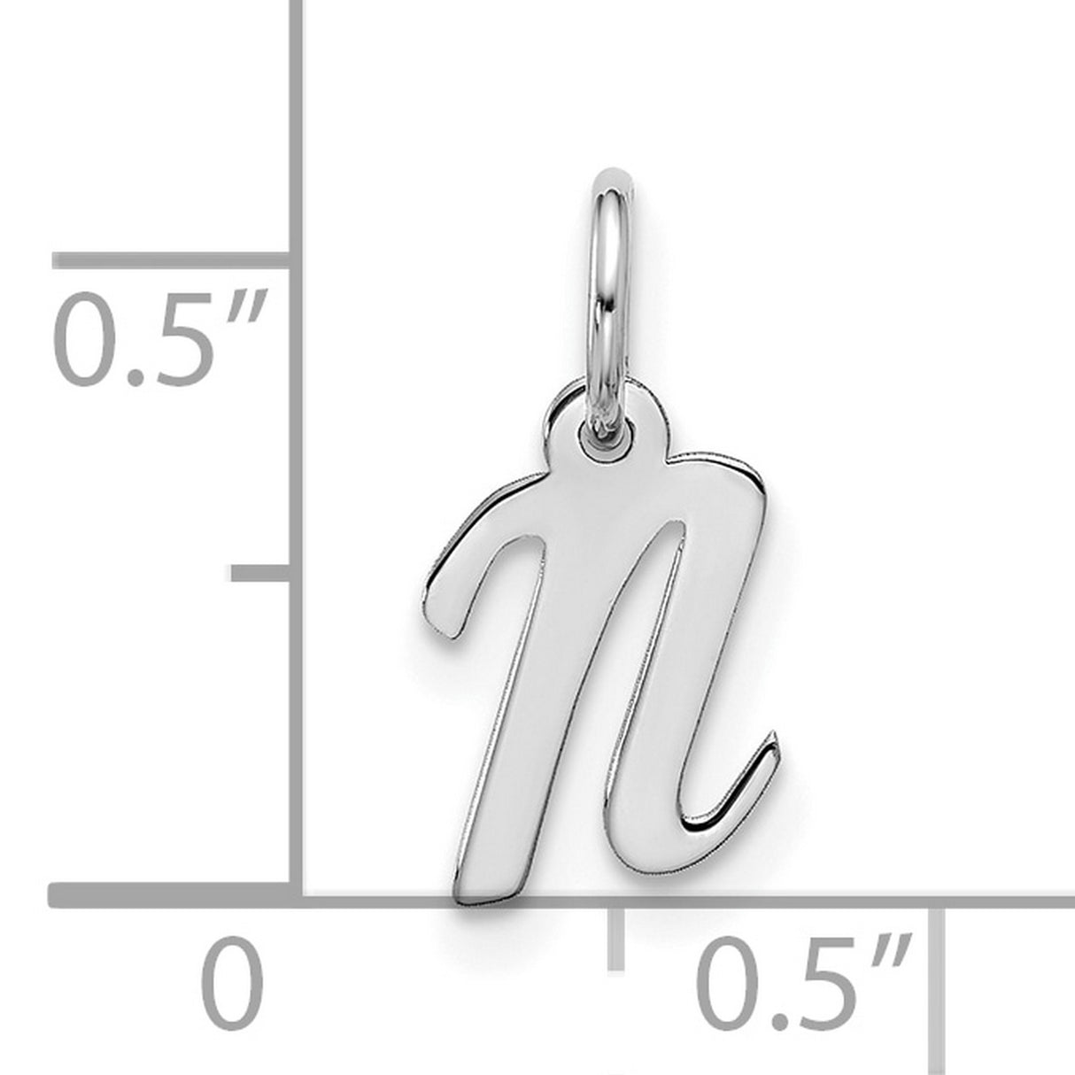 10k White Gold Virgo Zodiac Pendant, Dainty Astrology Charm for Women or Unisex Wear