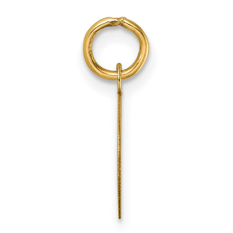 Oval CLASS OF 2023 Charm Pendant in Real 10k Yellow Gold