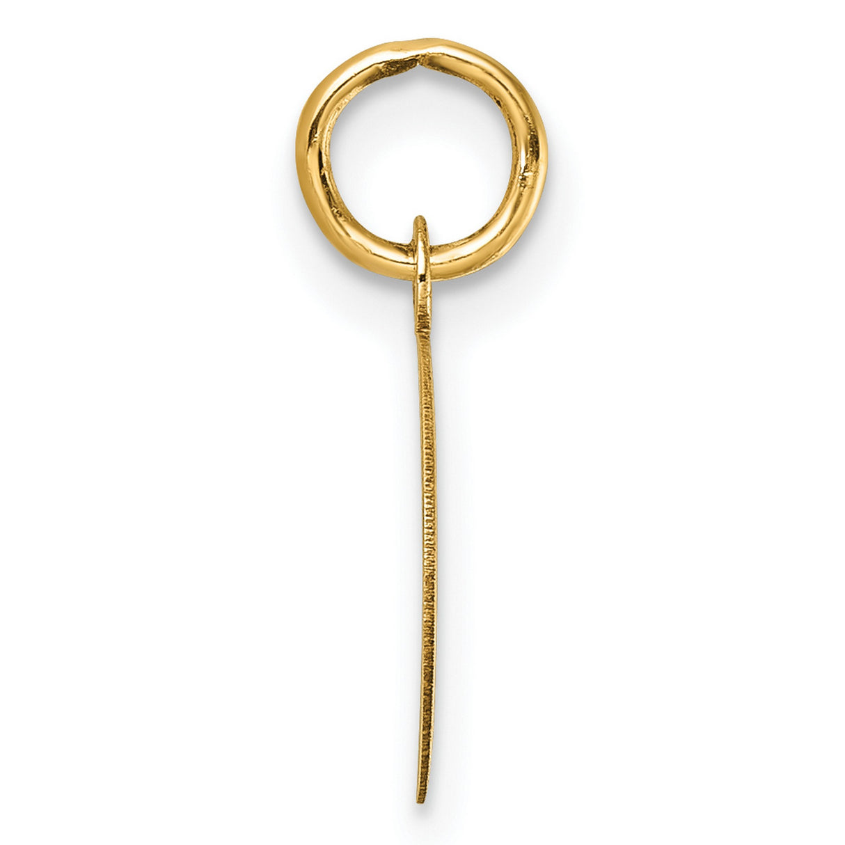 Oval CLASS OF 2024 Charm Pendant in Real 10k Yellow Gold