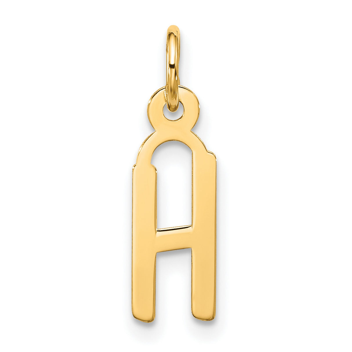 10k Yellow Gold Chai Pendant, Hebrew Symbol Charm for Spiritual Faith and Blessing