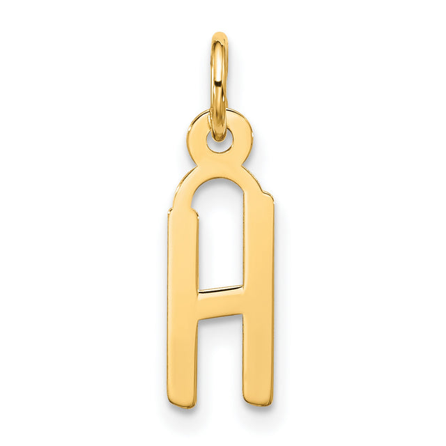 10k Yellow Gold Chai Pendant, Hebrew Symbol Charm for Spiritual Faith and Blessing