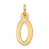 10k Yellow Gold Ichthys Fish Pendant, Classic Open Christian Symbol, Minimalist Religious Jewelry