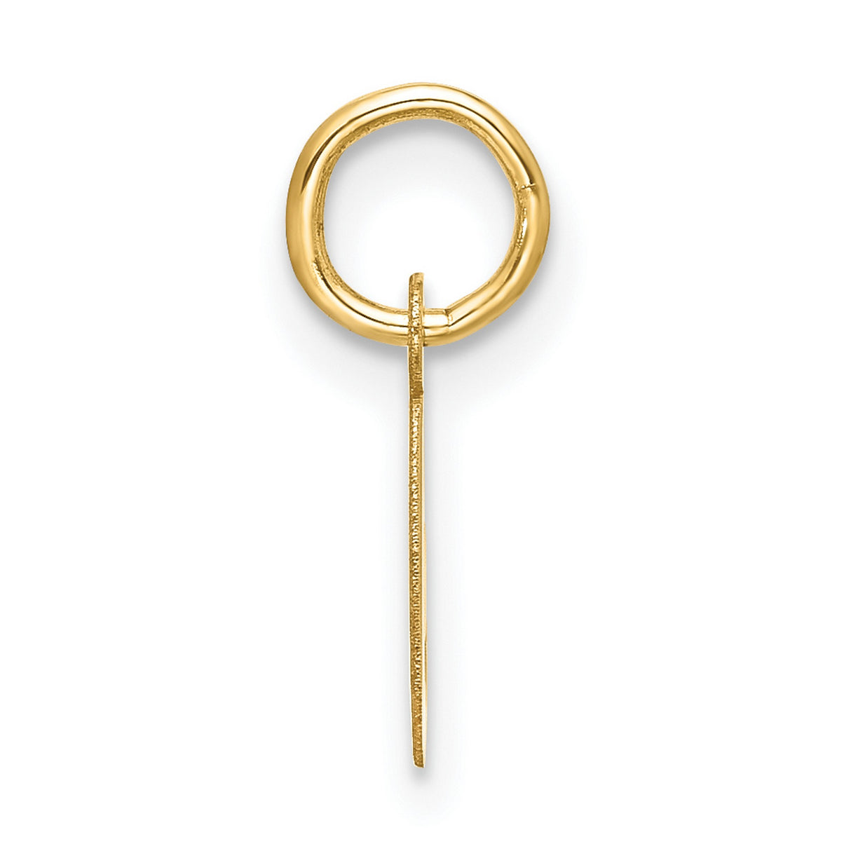 10k Yellow Gold Initial G Pendant, Script Letter Charm, Monogram Jewelry for Women